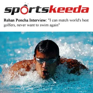 Sports Keeda - I can match world's best golfers, never want to swim again
