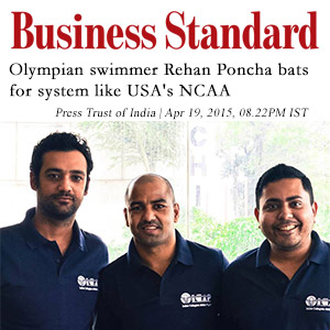 Olympian swimmer Rehan Poncha bats for system like USA's NCAA